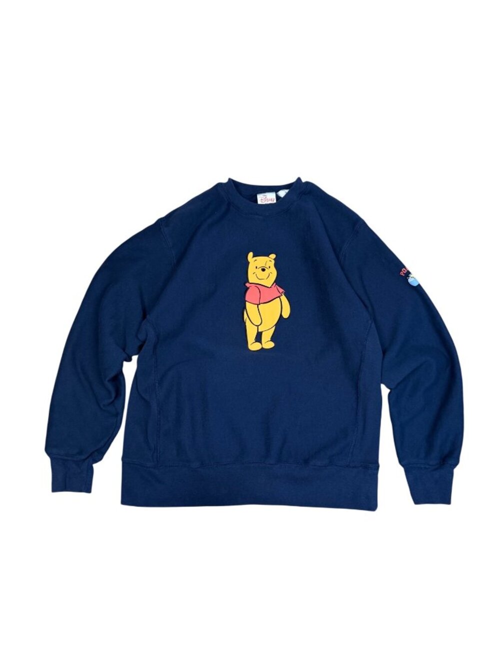 90s Disney Winnie The Pooh Navy Blue Crewneck Sweatshirt Large